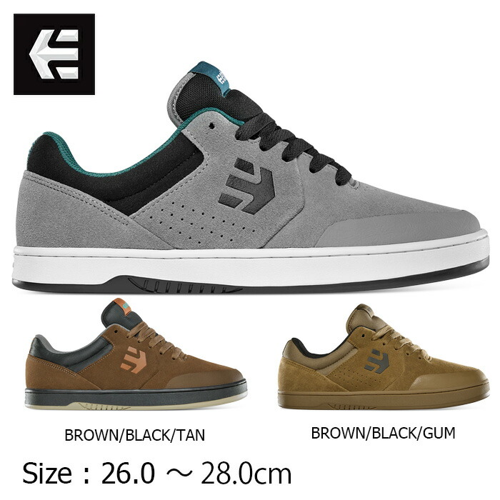 etnies エトニーズ マラナ ミシュラン スニーカー SM23 MARANA MICHELIN GREY/BLACK BROWN/BLACK/TAN BROWN/BLACK/GUM スケボー 滑るゲーム盤