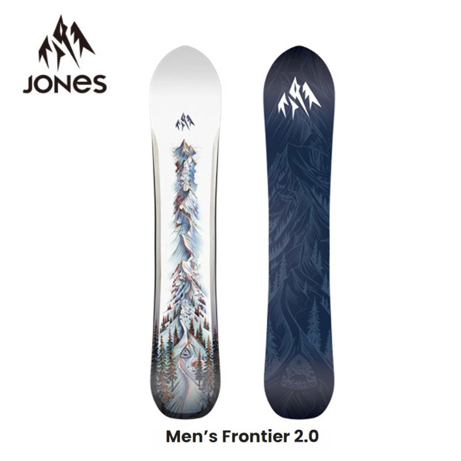【6/10押さえる!10%OFF★引き換え証散り散り中♪】26-27 JONES ジョーンズ スノーボード Men’s Frontier 2.0 スノボ