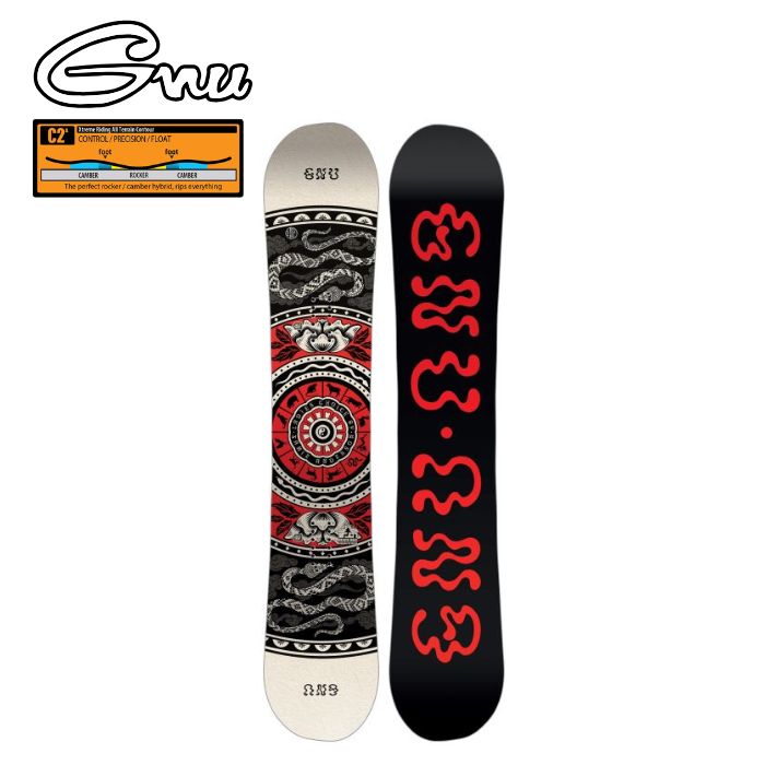 楽天市場】25-26 GNU グヌー SOMETHING サムシィング スノーボード
