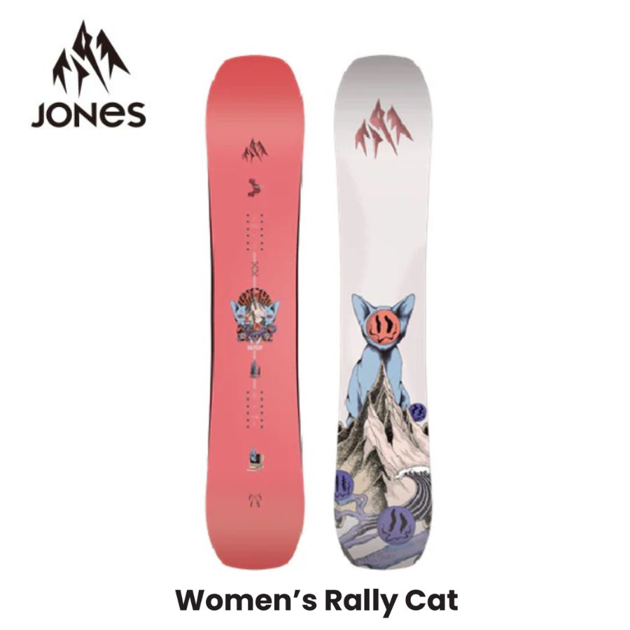 26-27 JONES ジョーンズ Women’s Rally Cat ウィメンズ・ラリーキャット レディース スノーボード 黒色火薬 無償性幽客 板  取っておく商いもの