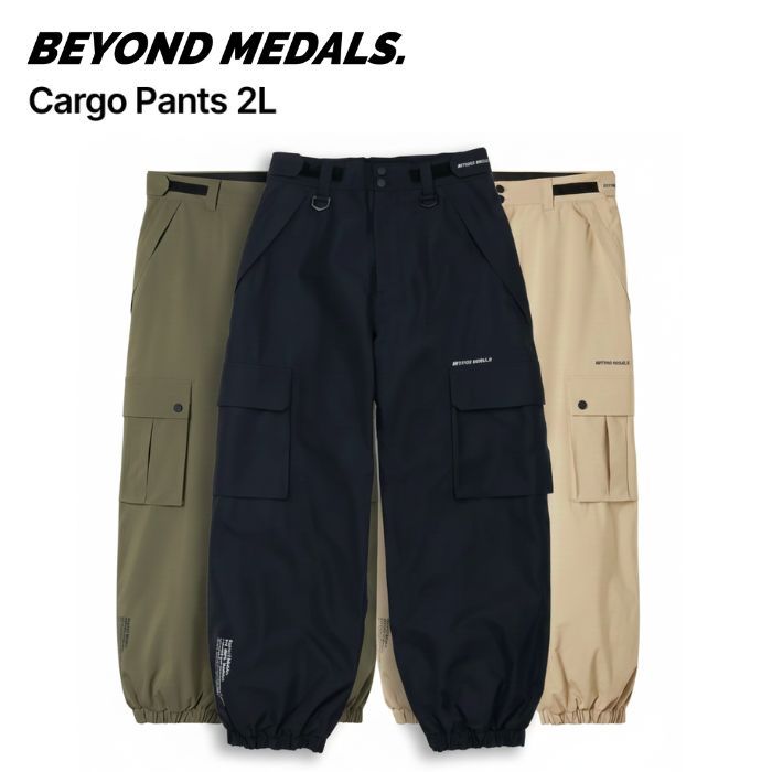 ビヨンドメダルズ  BEYOND MEDALS ビヨンドメダルズ CARGO PNT 2L スノーボード 御召しもの カーゴパンツ メンズ レディース 日本定まり品