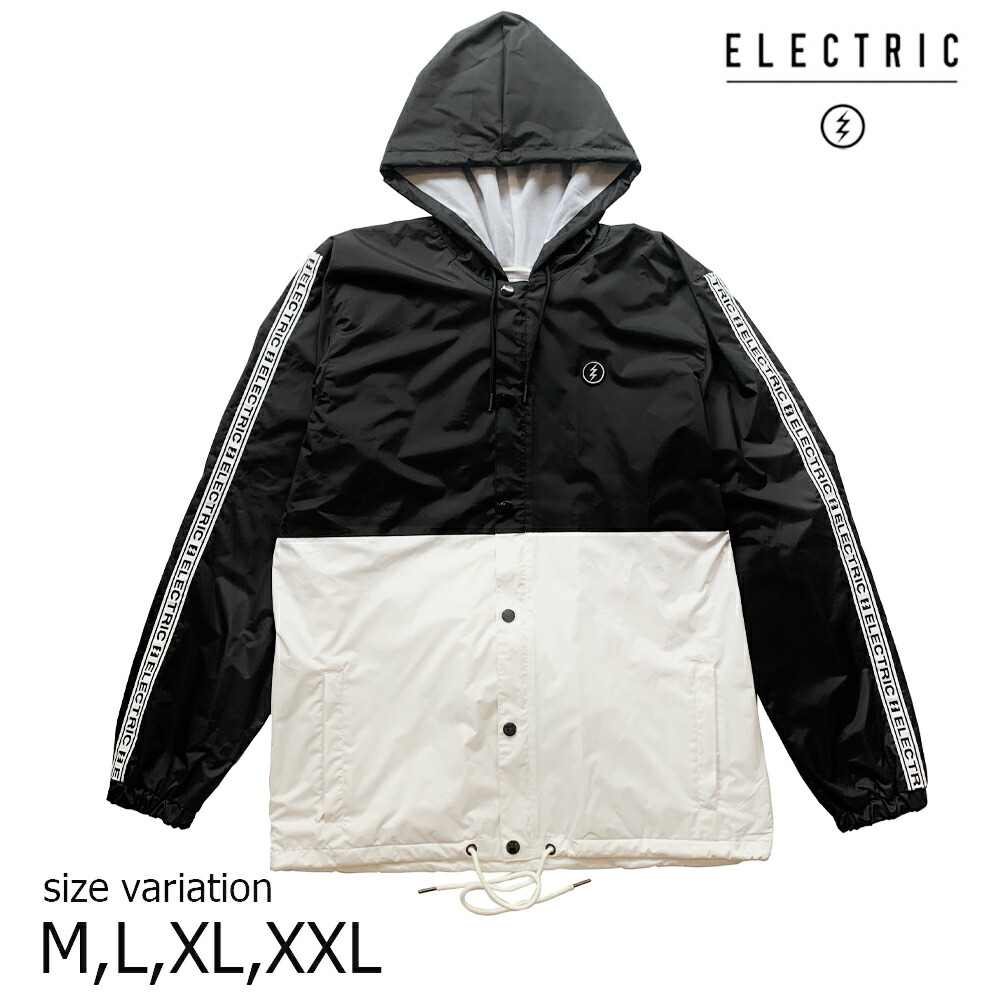 ELECTRIC LINE HOOD JACKET BLACK エレクトリック 上衣 フーディー パーカー ティーシャツ スノーボード スノボー