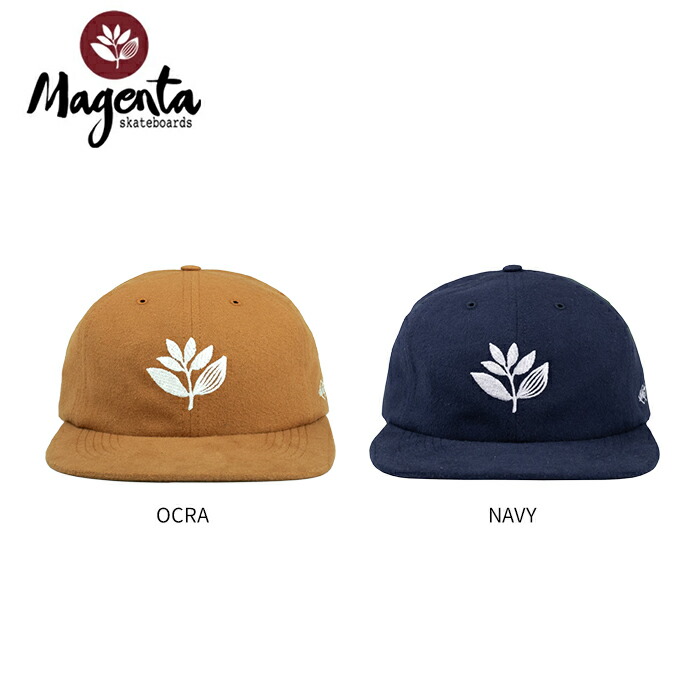MAGENTA FA25 LEAGUE 6P HAT マゼンタ 6ダイアログボックス旗がしら かぶり笠 表どおり スケボー メンズ レディース