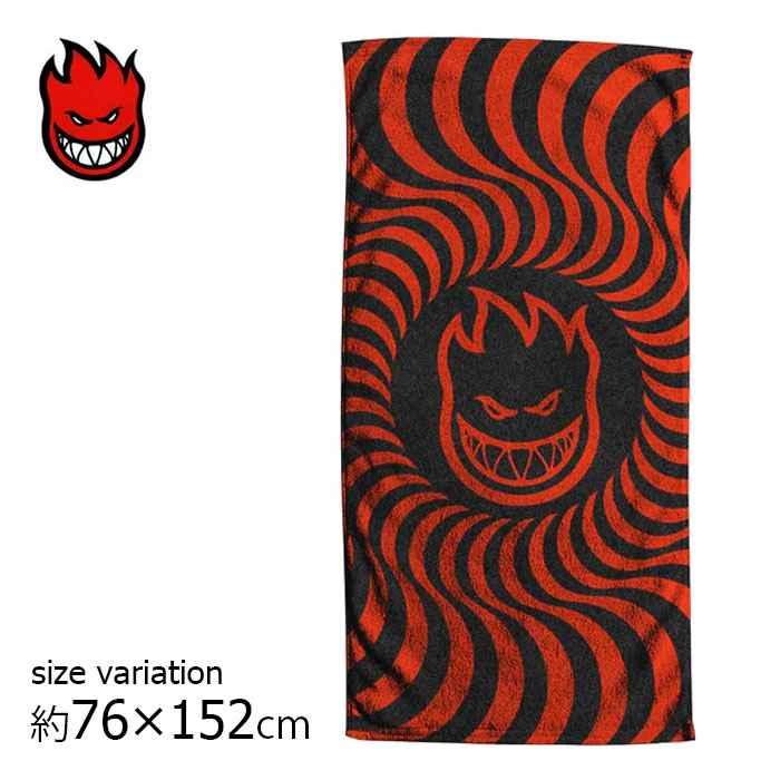【開始4時間限定!15%OFF★クーポン配布中♪】SPITFIRE スピットファイアー ビーチタオル バスタオル プール BEACH TOWEL ビーチ マリンスポーツ サーフィン スケボー スケートボード ストリート