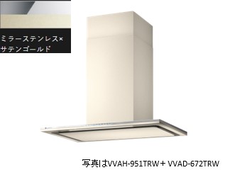 VVAK-951GL(ミラーステンレス&times;サテンゴールド) ARIAFINA Viviana(アリアフィーナ ヴィヴィアナ) ※沖縄、離島、北海道への販売は出来ません　北海道は別途送料5,000円でよろしければ販売可能｜アクオリー　店