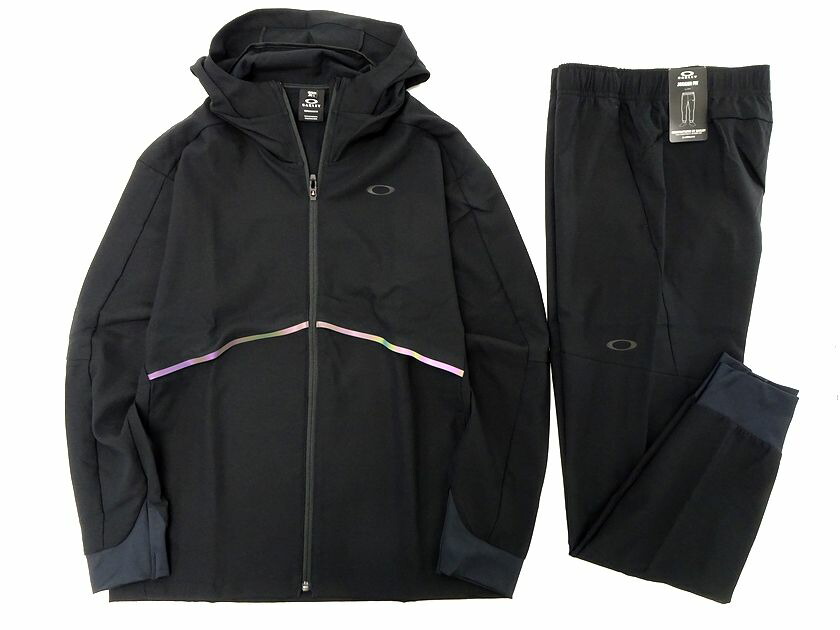 オークリー トレーニング ジャージ ブラック 472583-02E ジャケット ENHANCE TECH 9.7 JACKET JERSEY