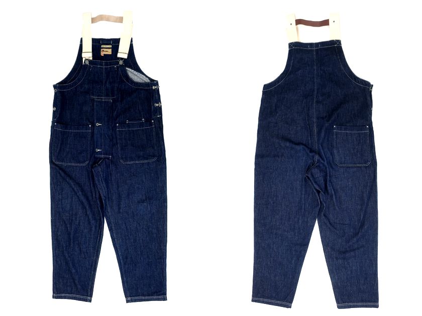 中古 LYBRO Nigel Cabourn ライブロ ナイジェルケーボン P-58 NAVAL DUNGAREE JAPANESE DENIM  日本デニム ナバル ダンガリー オーバーオール 80421350550 定6.3万 インディゴ 54▲080▼20811k13 | CRAWLER