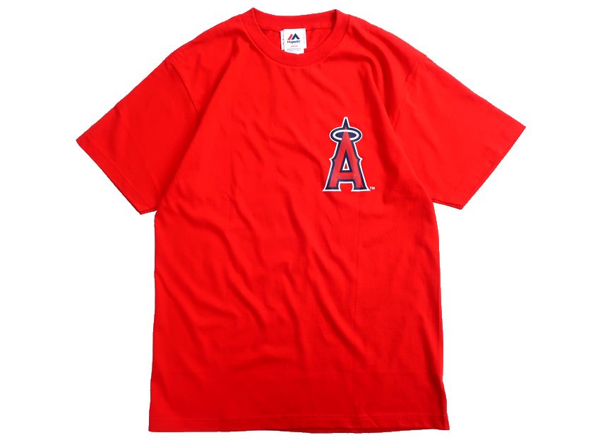 ANGELS Majestic ベースボールジャージ レッド 楽天市場】マジェスティック 野球ウェア 半袖Tシャツ メンズ