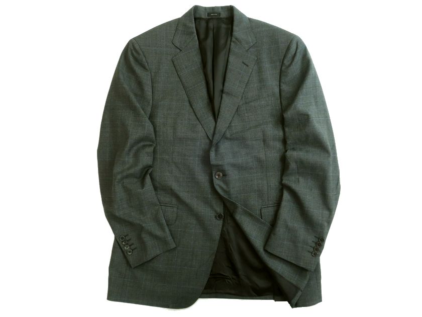 LARDINI ネイビー ストライプ テーラードジャケット LARDINI ネイビー ストライプ テーラードジャケット