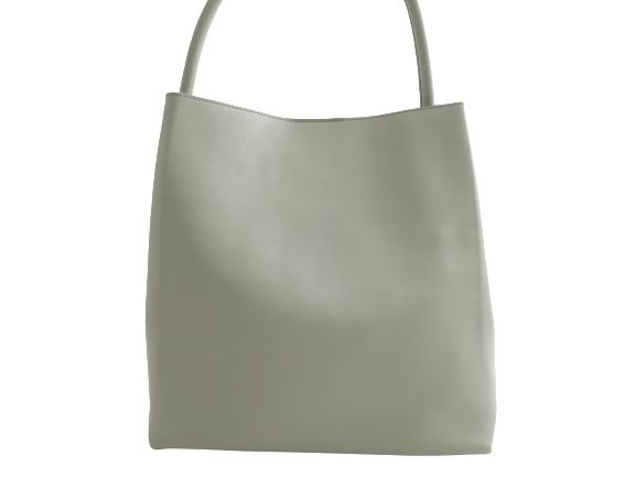 MODERN WEAVING モダンウィービング USA製 ARCH HANDLE PLEAT TOTE 本革 カウレザー トートバッグ ハンドバッグ ワンハンドルバッグ MW175-1 定7.4万 グレー▲068▼30710k10