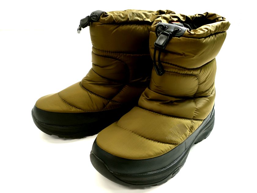 【中古】【新古品・未使用品】THE NORTH FACE ノースフェイス Nuptse Bootie WP VI THERMOLITE vibramソール ヌプシ ブーティ ウォータープルーフ サーモライト NF51873 定価1.7万 フィアグリーン 26▲065▼40305k04