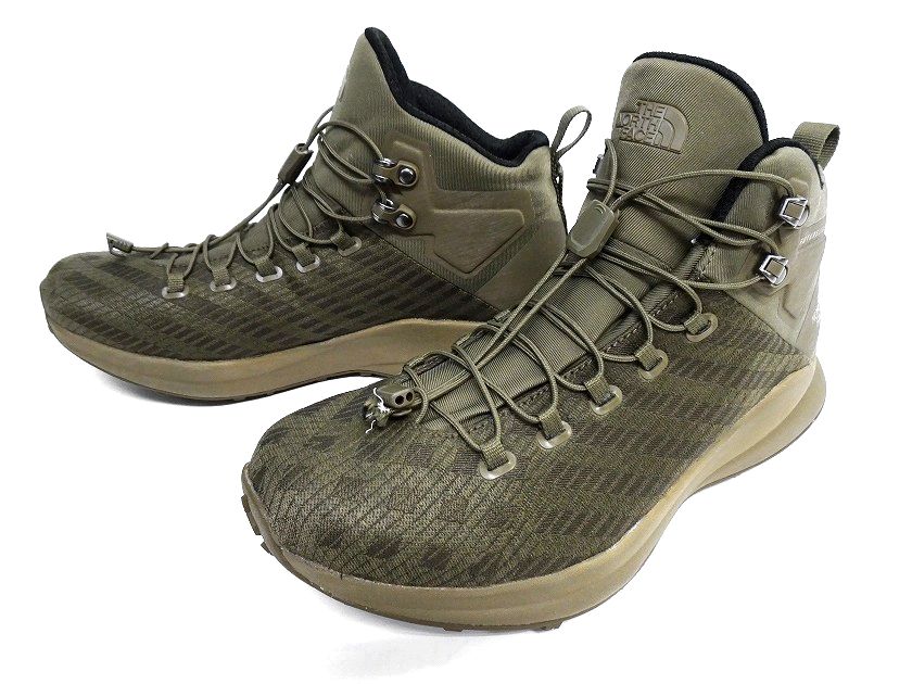 【中古】【新古品・未使用品】THE NORTH FACE ノースフェイス Mountain Shot Mid FUTURELIGHT マウンテン ショット ミッド フューチャーライト トレッキングシューズ 登山 NF52120 定価2.8万 ミリタリーオリーブ 27.0▲060▼40312k02