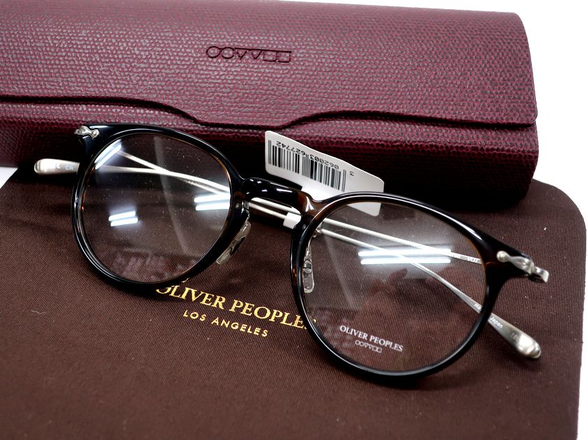 OLIVER PEOPLES オリバーピープルズ 日本製 Marett VOT マレット チタン ボストンシェイプ サングラス 眼鏡 メガネ アイウェア OV7929 定価5.4万 クリアブラウン 46□21 145▲150▼40816k02_g