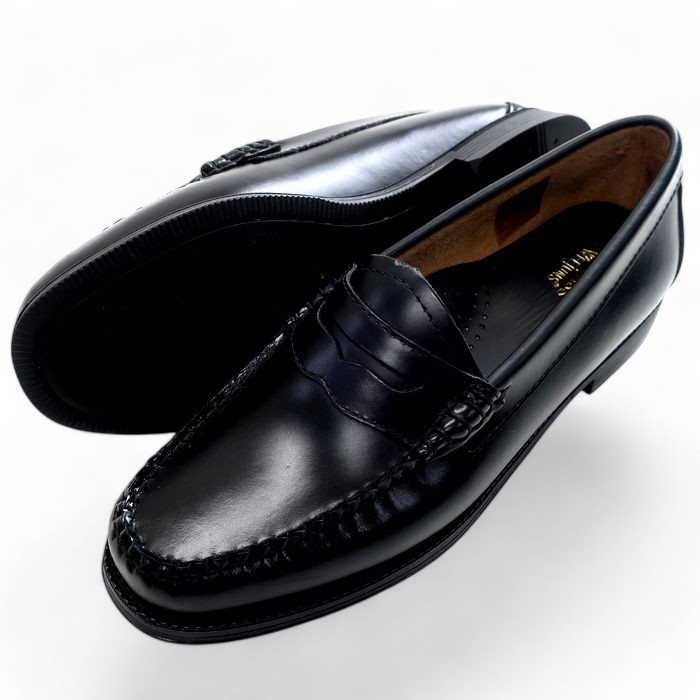 WEEJUNS G.H. BASS & CO. ブラックローファー G.H. Bass & Co. Weejuns Larson ペニーローファー 通販 - FARFETCH