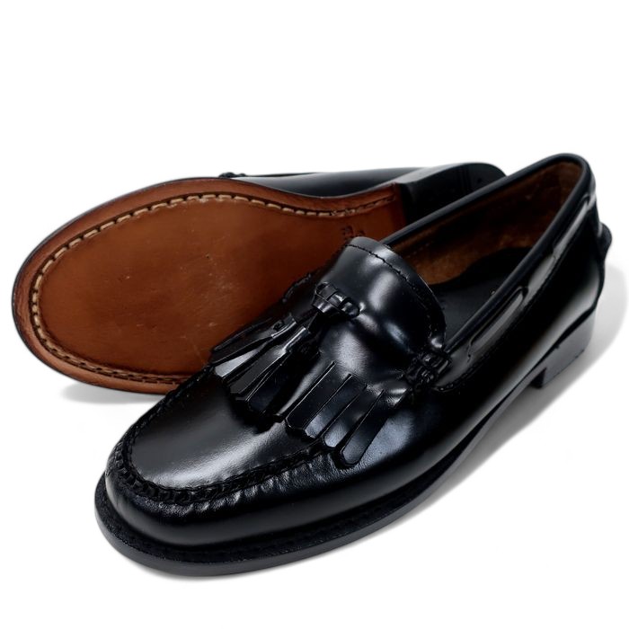 G.H.BASSのWEEJUNブラックレザー ローファー6 新品　期間限定 楽天市場】G.H.BASS Weejuns ジーエイチバス ウィージャンズ マッケイ