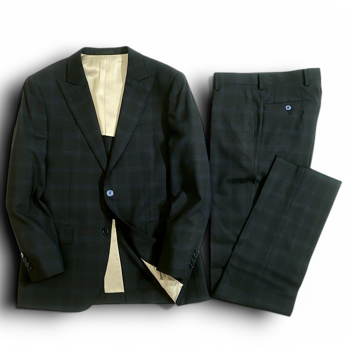 新品★ルイジビアンキマントヴァ Luigi Bianchi スラックス 48 紺 新品☆ルイジビアンキマントヴァ Luigi Bianchi スラックス 48