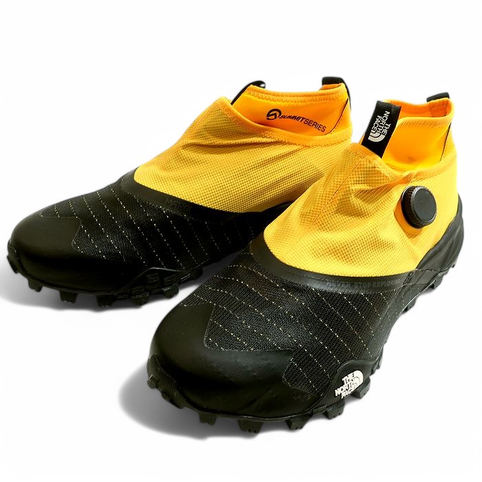 【中古】【新古品・未使用品】THE NORTH FACE ザ ノースフェイス Summit Series Offtrail TR Shoes BOA Li2ダイヤル オフトレイル トレッキングシューズ NF0A8A9WZU3 定価4.6万 ゴールド ブラック 27.0▲100▼50304k06|FASHION SELECT SHOP クローラー