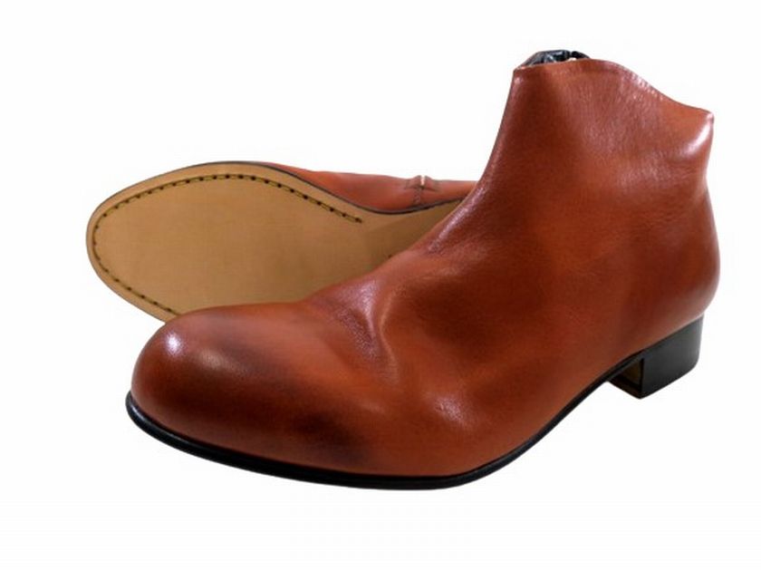 PADRONE パドローネ 日本製 レザーブーツ サイドジップ　本革　ブラウン PADRONE ブーツ パドローネ / SIDE ZIP BOOTS 「RAUL」 サイド