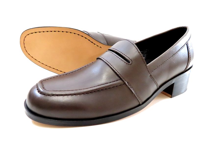 PADRONE パドローネ 日本製 マッケイ処方箋 本革 牛皮 BL LOAFERS シューズ 革靴 PU8395-2301-22C 通貨価値3万 アッシュブラウン 40-01 41-02 42-03▲050▼30612t01