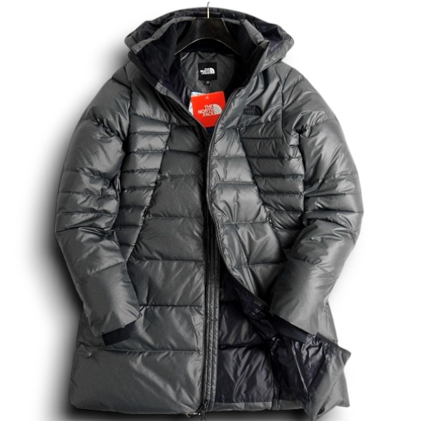 【中古】【新古品・未使用品】THE NORTH FACE ノースフェイス W'S REAH DOWN PARKA DWR 耐久撥水加工 PREMIUM DUCK DOWN使用 フーデッド ダウンコート ダウンパーカ レディース NFC1DG80 ダークグレー 80(XS)-01 85(S)-02 90(M)-03▲043▼30302k06