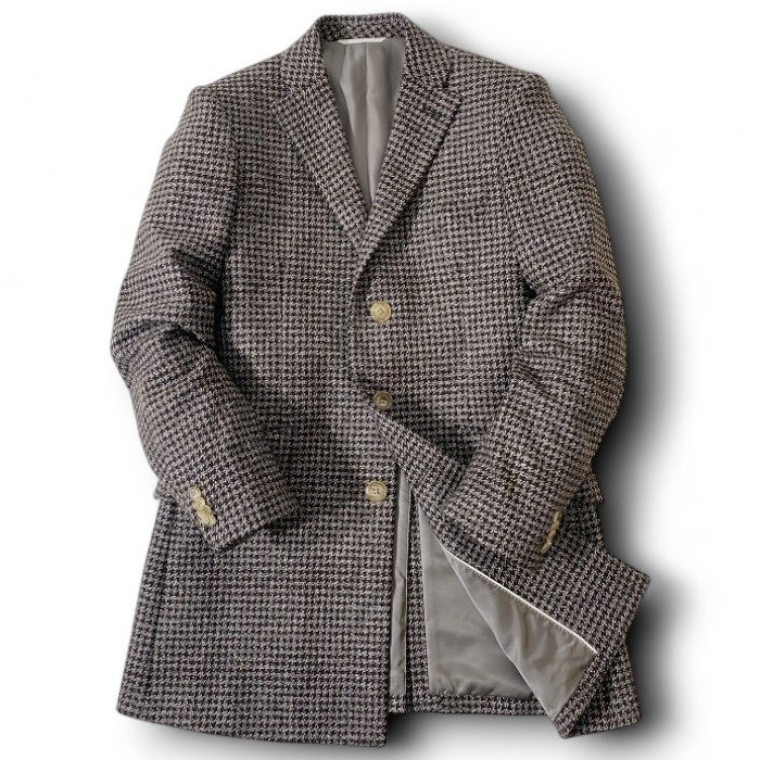 【極美品】価格交渉歓迎 英国超高級ティモシーエベレスト ウールカシミヤコート bz2400-01_8.jpg