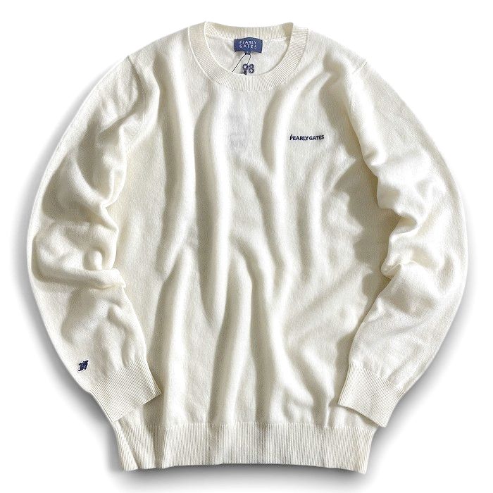 パーリーゲイツ　1/M ニットセーター　ケーブル　千鳥格子　ホワイト系　切り替え 楽天市場】パーリーゲイツ（セーター｜レディースウェア
