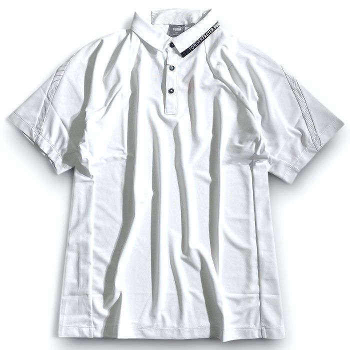 プーマ ゴルフ Pe鹿の子 ストレッチ 半袖 ポロシャツ ウェア 定価1万 XL pu16-1.jpg