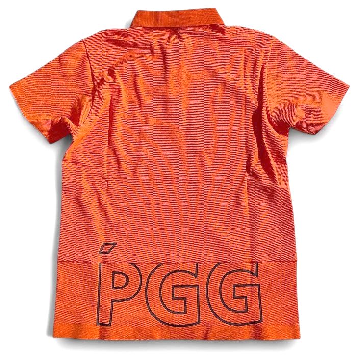 【中古】【新古品・未使用品】PGG by PEARLY GATES ピージージー パーリーゲイツ ゴルフ 吸汗速乾 ドライ鹿の子 バックロゴ ストレッチ 半袖 ポロシャツ ゴルフウェア 268-2260601 定価1.8万 オレンジ 4-01 5-02 6-03 ▲021▼50717w07｜FASHION SELECT SHOP クローラー 8,580円
