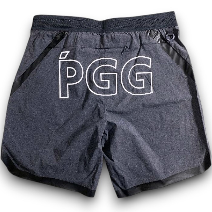 【中古】【新古品・未使用品】PGG by PEARLY GATES ピージージー パーリーゲイツ ゴルフ ストレッチタフタ シリコンコーティング メランジ調 ショートパンツ イージーショーツ ゴルフウェア 268-2232703 定価2.8万 ネイビーグレー 3-01 4-02 5-03 6-04 7-05 ▲030▼51009w05|FASHION SELECT SHOP クローラー