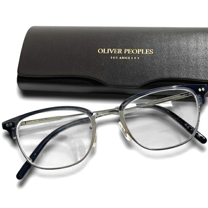 【中古】【新古品・未使用品】OLIVER PEOPLES オリバーピープルズ イタリア製 Kesten サーモント ブロー メガネ メガネフレーム 伊達眼鏡 アイウェア ケース付き OV5468 定価4.5 1661▲066▼60123w10