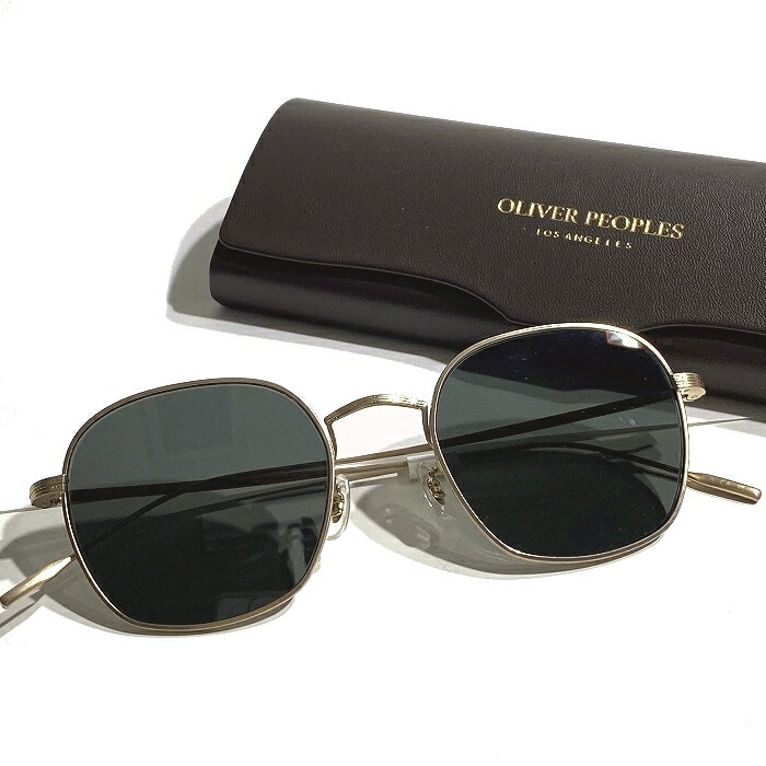 【中古】【新古品・未使用品】OLIVER PEOPLES オリバーピープルズ 日本製 ADES メタルスクエア 偏光レンズ サングラス メガネ 眼鏡 アイウェア ケース付き OV1307ST 定価5万 5311P2 ▲066▼60126w11｜FASHION SELECT SHOP クローラー