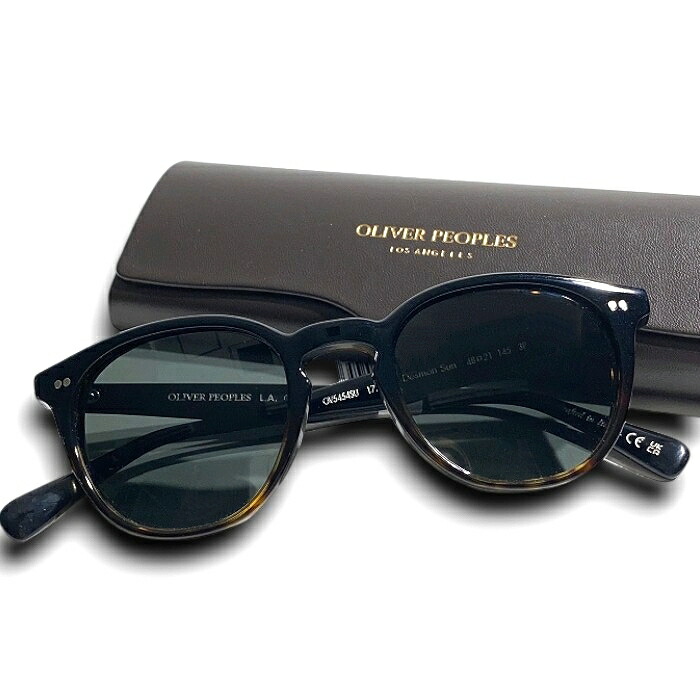 【中古】【新古品・未当てはめる品】OLIVER PEOPLES オリバーピープルズ イタリア製 Desmon Sun ウェリントン ベベルカット 偏光水晶体 黒眼鏡 眼鏡 メガネ アイウェア 容れもの付き添い人 OV5454SU 通貨価値5.3万 1722P2 ▲066▼60128w01