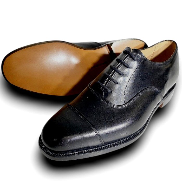 【中古】【新古品・未使用品】Tricker's トリッカーズ 英国製 REGENT 4537 ボックスカーフレザー 牛革 オックスフォード 内羽根 ストレートチップ ビジネスシューズ レザーシューズ フォーマルシューズ M6140 定価11万 ブラック 6 ▲066▼60113w03