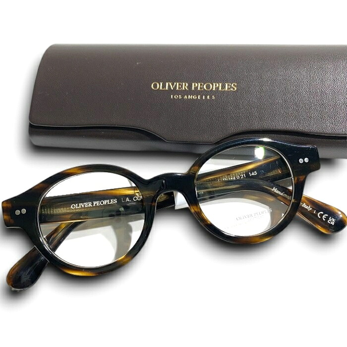 【中古】【新古品・未使用品】OLIVER PEOPLES オリバーピープルズ イタリア製 Londell オーバルボストン べっ甲調 メガネ メガネフレーム 伊達眼鏡 アイウェア ケース付き OV5466U 定価4.1万 1003 ▲066▼60205w07｜FASHION SELECT SHOP クローラー 17,908円