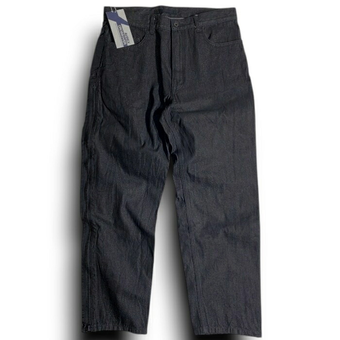 【中古】【新古品・未使用品】AVIREX アヴィレックス ACO CROSSOVER 5POCKET DENIM PANTS 11.5ozデニム ナイロンツイル サイドジップ デニムパンツ ジーンズ 783-4211003 定価2.5万 ブラック M-01 XL-02 ▲015▼60414w10｜FASHION SELECT SHOP クローラー