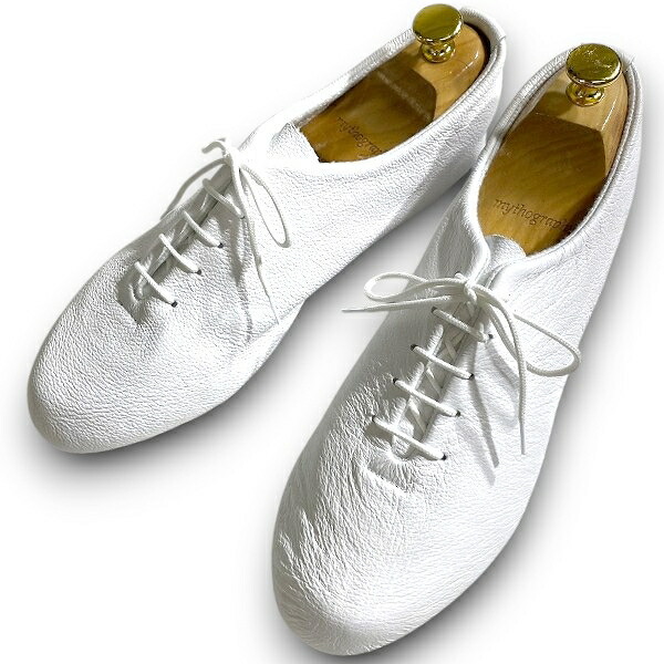 【中古】【新古品・未当て嵌める品】CROWN ジャケット冠 連合王国製 DANCE JAZZ SHOES シボレザー 平ったいシューズ ズージャーシューズ 平べったい靴 スニーカー 白いこと 9▲066▼60415m07