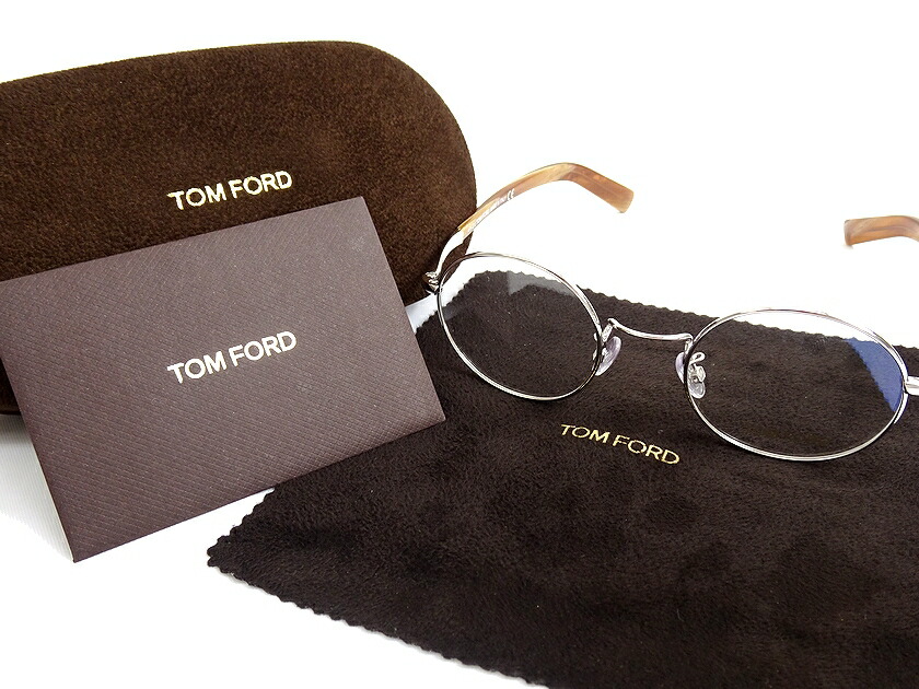 TOM FORD EYEWEAR トム ジェラルド・r・フォード イタリア製 TF5329 金属元素枠組み ラウンド 眼鏡枠組み 伊達眼鏡 メガネ アイウェア 容れもの付 FT5329 定5.6万 018▲078▼20613m06