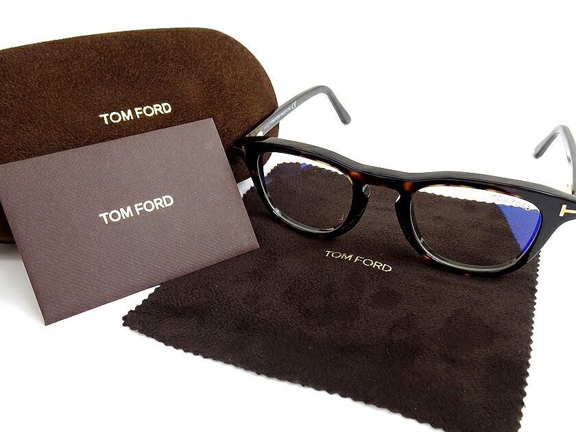 TOM FORD EYEWEAR トム ジェラルド・r・フォード イタリア製 TF5488-B ブルーライトカット ボストンウエリントンシェイプ 眼鏡ひな形 伊達眼鏡 メガネ アイウェア 容れもの付 FT5488-B 定5.8万 052▲078▼20613m08