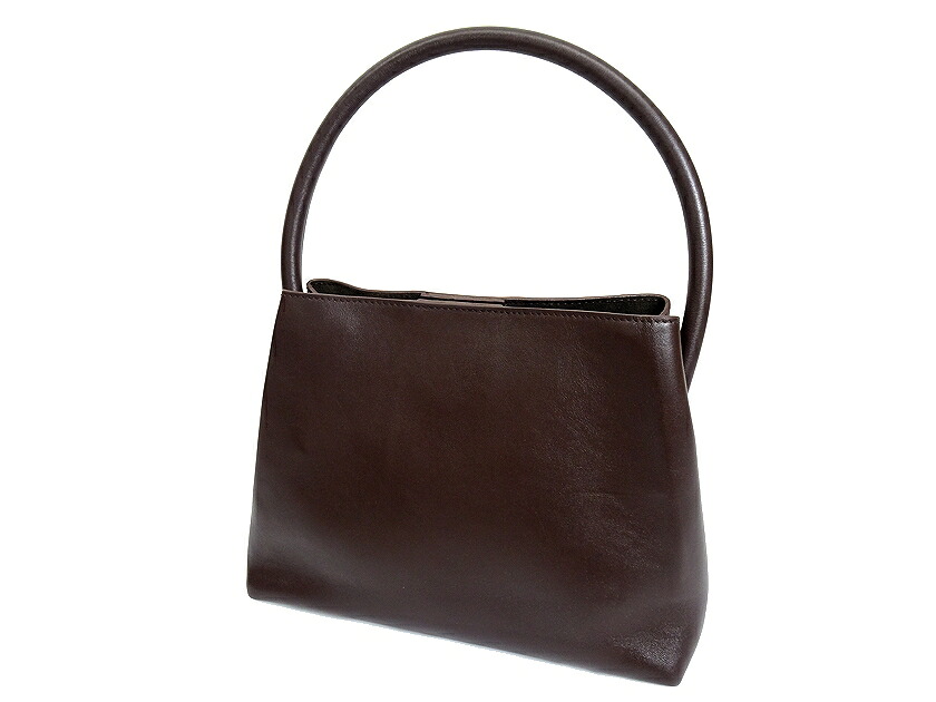 MODERN WEAVING 今めかしいウィービング USA製 MINI ARCH HANDLE PLEAT TOTE 本革 カウなめし革 ハンドバック ワンハンドルバッグ トートバッグ MW179 定5.8万 Tobacco▲053▼20712m20