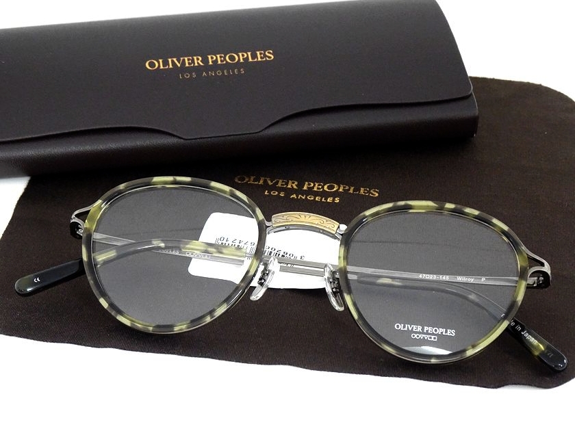 楽天市場】OLIVER PEOPLES オリバーピープルズ 日本製 WILROY ボストン