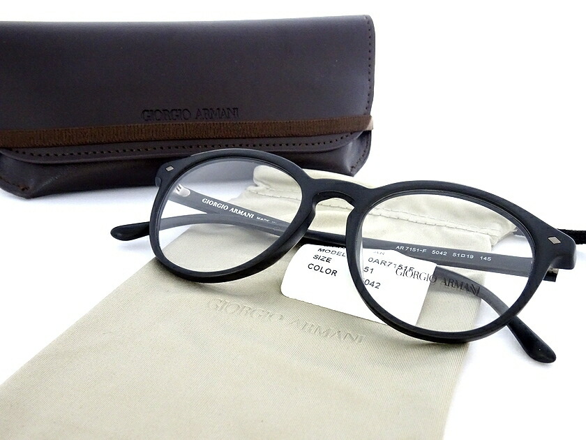 【中古】【新古品・未使用品】GIORGIO ARMANI ジョルジオ アルマーニ FRAMES OF LIFE イタリア製 AR7151-F ボストン メガネフレーム 眼鏡 伊達めがね アイウェア 0AR7151F 定3.3万 5042▲072▼20812m12