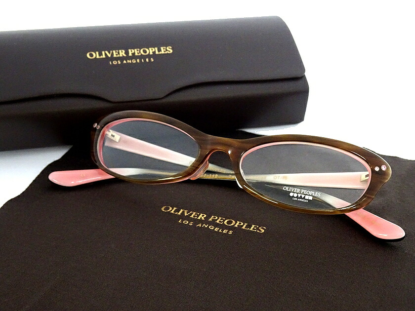 OLIVER PEOPLES オリバーピープルズ 日本製 Twinkle Jeweled キュービックジルコニア付き フォックス メガネフレーム 眼鏡 伊達メガネ アイウェア 定4万 OT/PI▲073▼20817m01