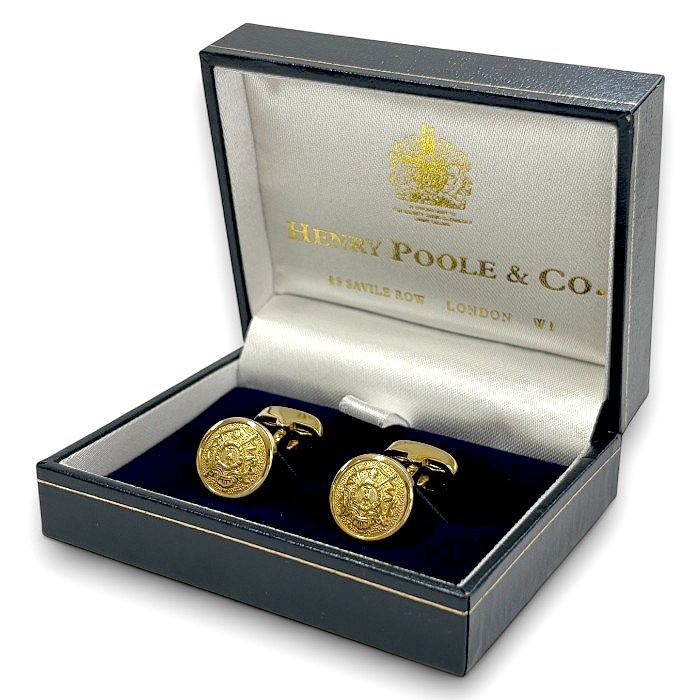 楽天市場】HENRY POOLE ヘンリープール 英国製 刻印入り カフリンクス