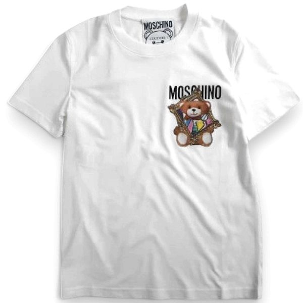 Moschino モスキーノ Teddy Bear Print T-Shirts Ｔシャツ 半袖 クルーネック コットン100％ プリント メンズ HZM03ULAA01 楽天市場】Moschino モスキーノ Teddy Bear Print T-Shirts T