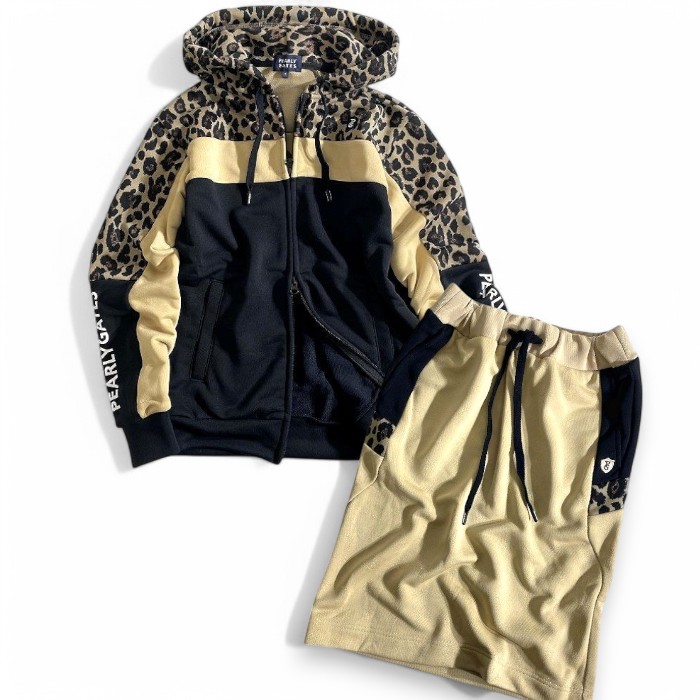 パーリーゲイツ ゴルフ 日本製 フーディ パーカー ウエア 定価3.5万 4 パーリーゲイツ ゴルフ 日本製 総柄 フーディ パーカー ウェア 定3.5万