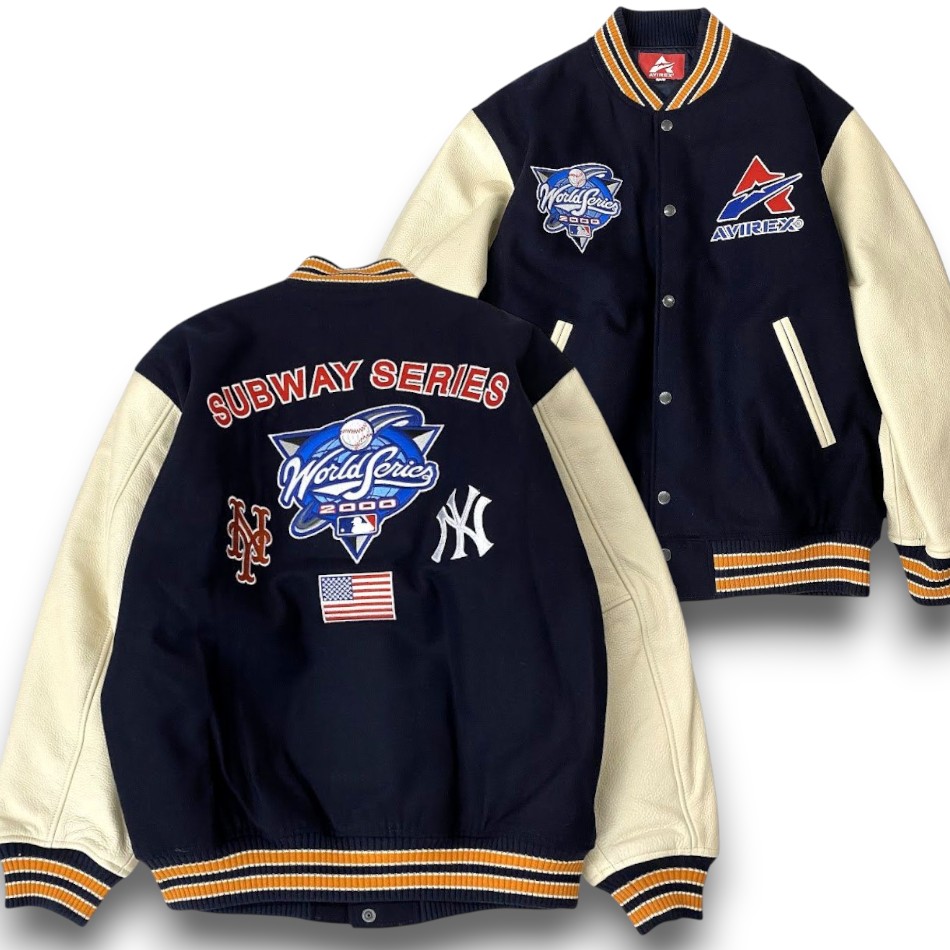 楽天市場】AVIREX MLB STADIUM JACKET SUBWAY SERIES 783