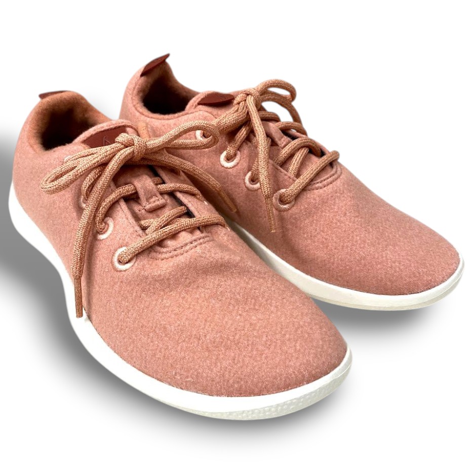 【中古】【新古品・未使用品】Allbirds オールバーズ Wool Runner ウールランナー メリノウール スニーカー ランニングシューズ ランシュー 靴 ABM243135 定価1.6万 コーラル 25 ▲011▼51030m07