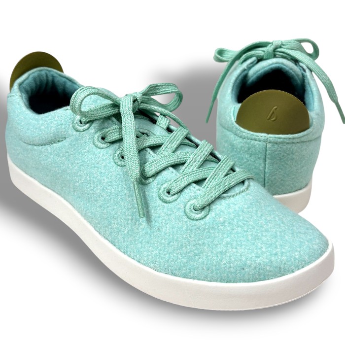 【中古】【新古品・未使用品】Allbirds オールバーズ WOOL PIPERS ウールパイパー メリノウール ローカット スニーカー ランニングシューズ ランシュー ABM243131 定価1.6万 ミントグリーン系 25cm▲011▼51031m04