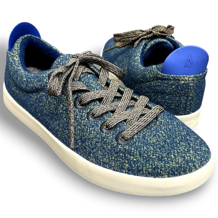 【中古】【新古品・未使用品】Allbirds オールバーズ WOOL PIPERS ウールパイパー メリノウール ローカット スニーカー ランニングシューズ ランシュー ABM243131 定価1.6万 ネイビーグリーン系 25cm▲011▼51031m07