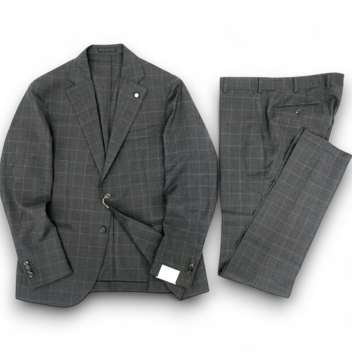 新品★ルイジビアンキマントヴァ Luigi Bianchi スラックス 48 茶 新品☆ルイジビアンキマントヴァ Luigi Bianchi スラックス 48 茶